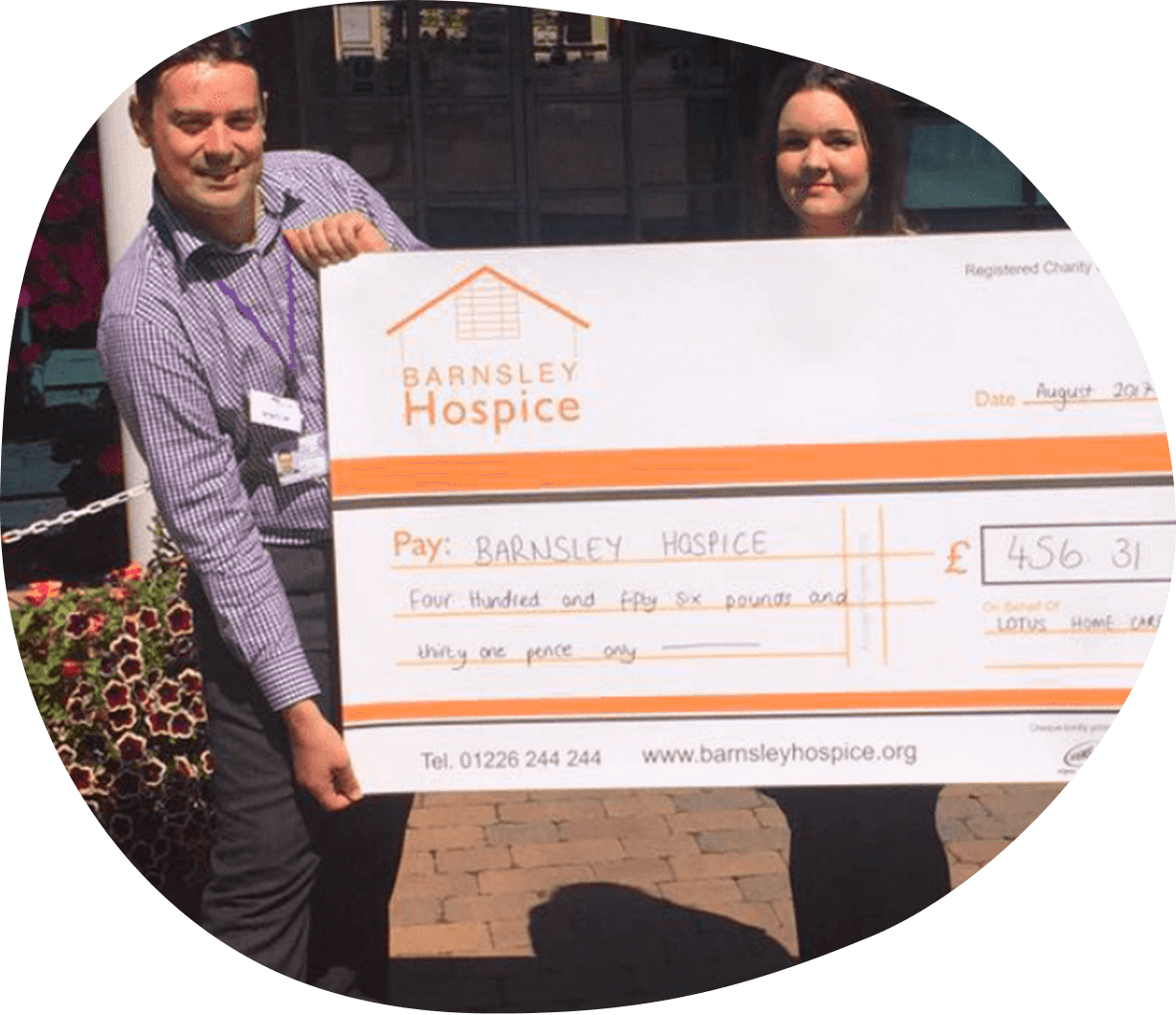 Lotus Home Care Raises Money For Barnsley Hospice