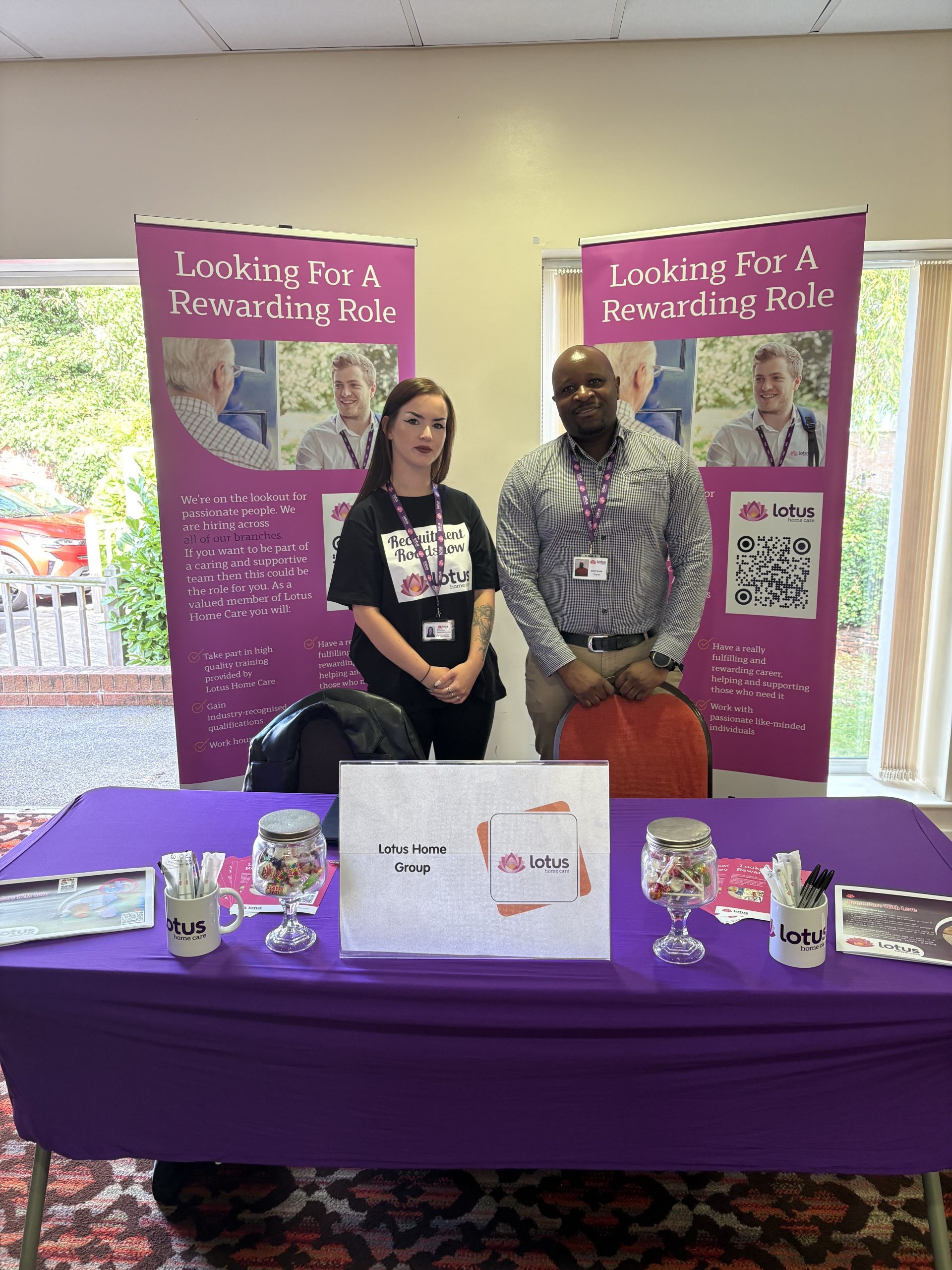 Lotus Home Care at Hemsworth Recruitment Event