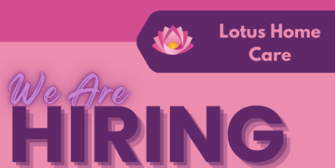 Current Vacancies at Lotus Home Care