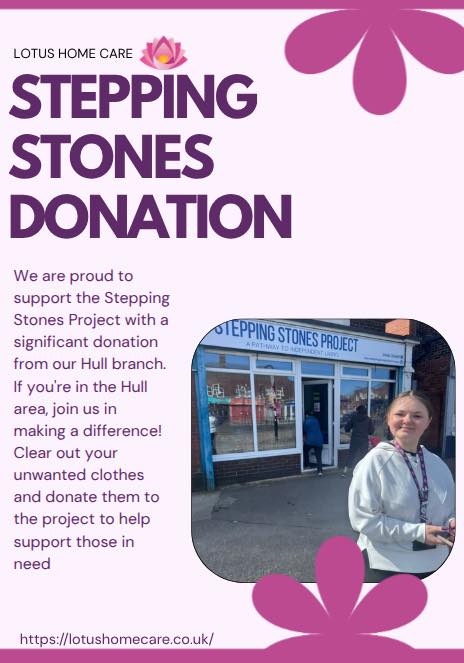 Stepping Stones Donation