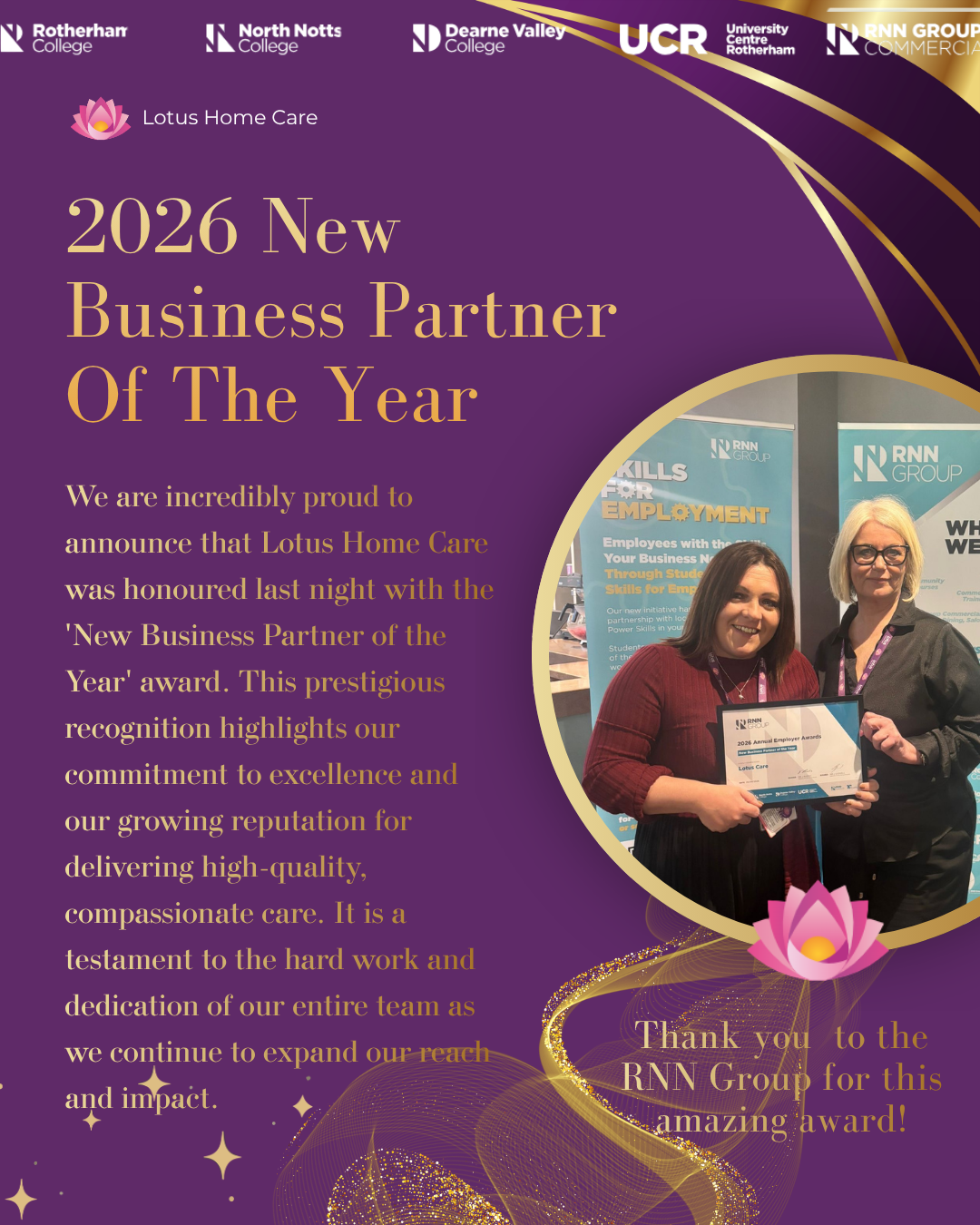 We are the 2026 New Business Partner of the Year!